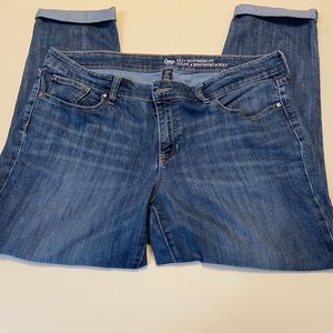 Gap jeans, Size 16.  Sexy boyfriend fit.